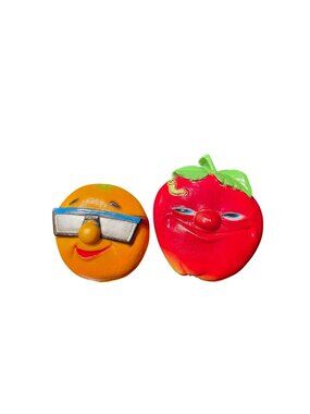Arjon Fruit Refrigerator Magnets Apple & Orange